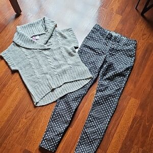 Cozy Cowl Neck Sweater in Light Gray